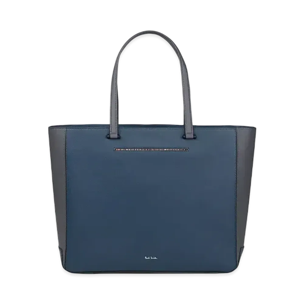 Paul Smith Color Block AW24 Tote Bag "Blue"