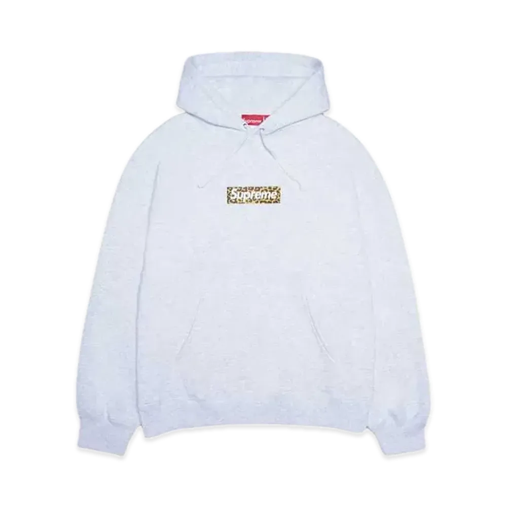 Supreme China Shanghai Box Logo Hooded Sweatshirt "Grey"