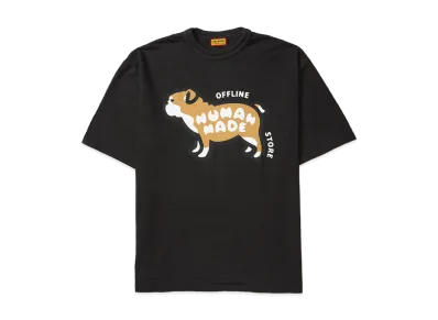 HUMAN MADE Stores Exclusive Animal Graphic T-Shirt Offline Store / Bulldog "Black"