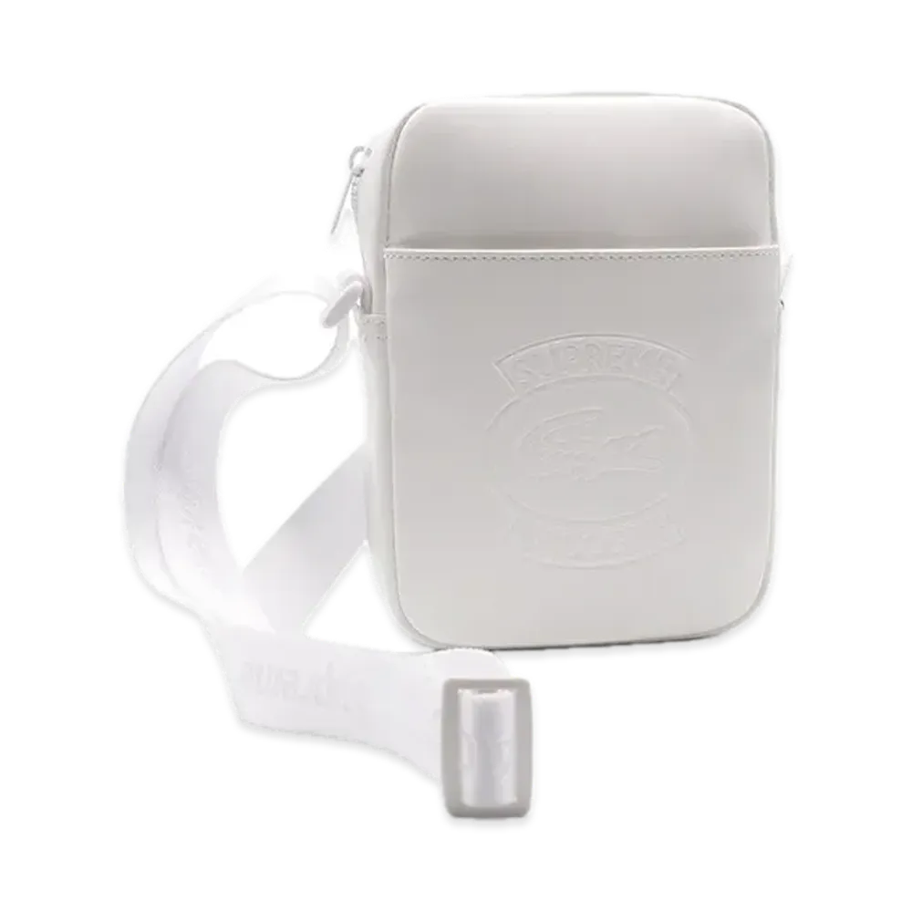 Supreme x LACOSTE Shoulder Bag "White"