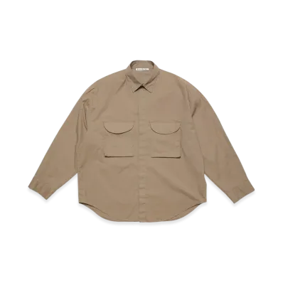 Acne Studios Button-Up Shirt "Taupe Brown"