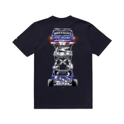 BORN X RAISED x NEW ERA x Dodgers Troka Tee "Navy"