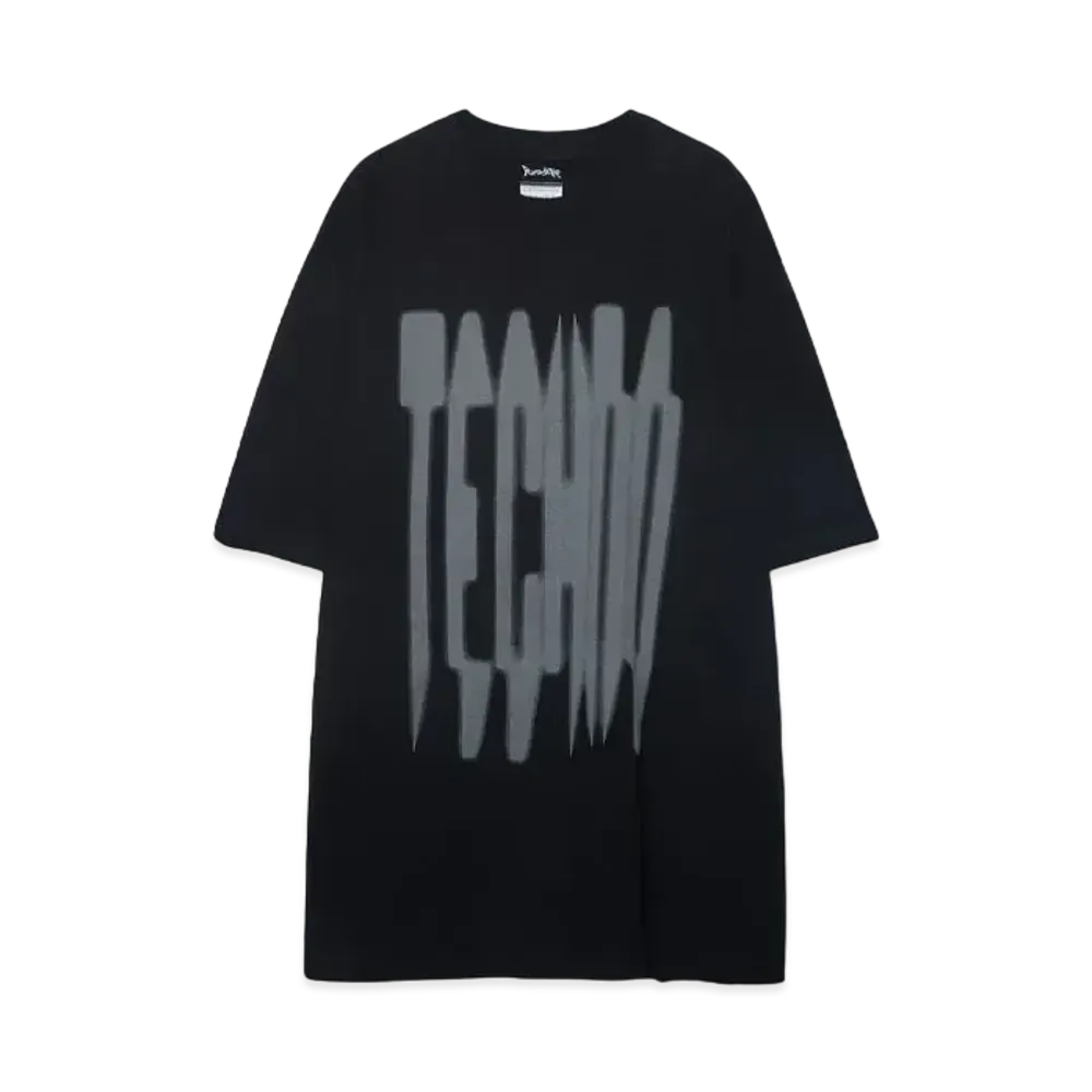 Paradise Youth Club TECHNO TEE "BLACK"