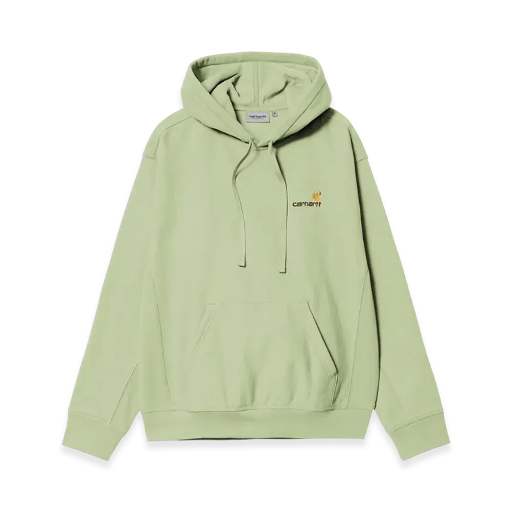 Carhartt WIP Hooded American Script Sweat "Pale Olive"