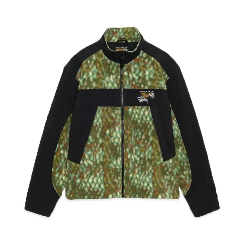 Stussy x Mountain Hardwear Fleece Jacket "Groves Scale Print"