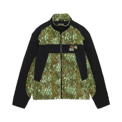 Stussy x Mountain Hardwear Fleece Jacket "Groves Scale Print"