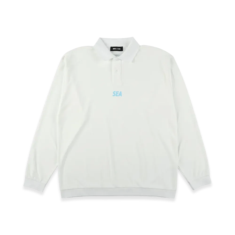 WIND AND SEA CT (Anti Seethrough) L/S Polo "White"