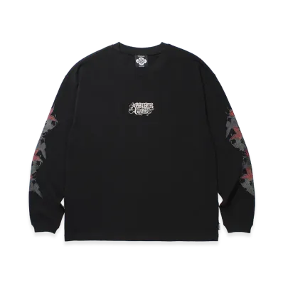 APHRODITEGANG GAKKIN x BUDSPOOL Sanencho L/S Tee "Black"