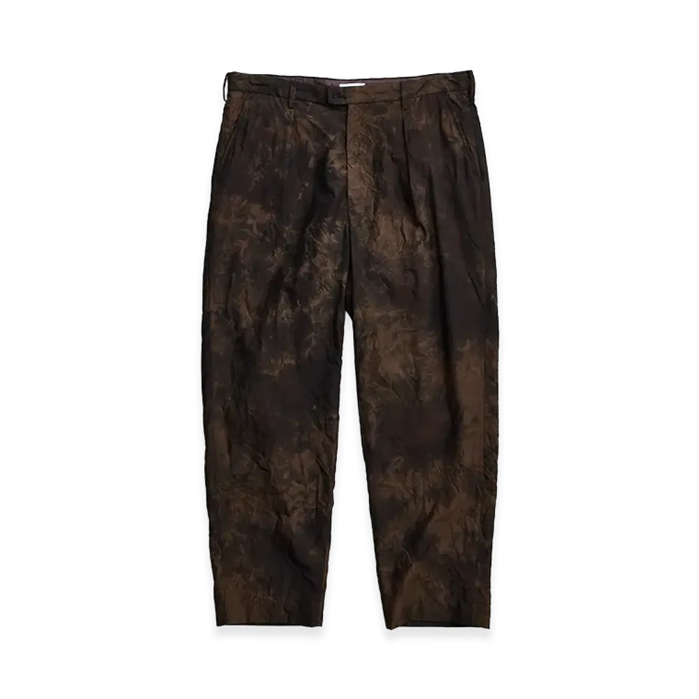NICENESS T.Ayler Tech wool One Tuck Slacks "Brown"