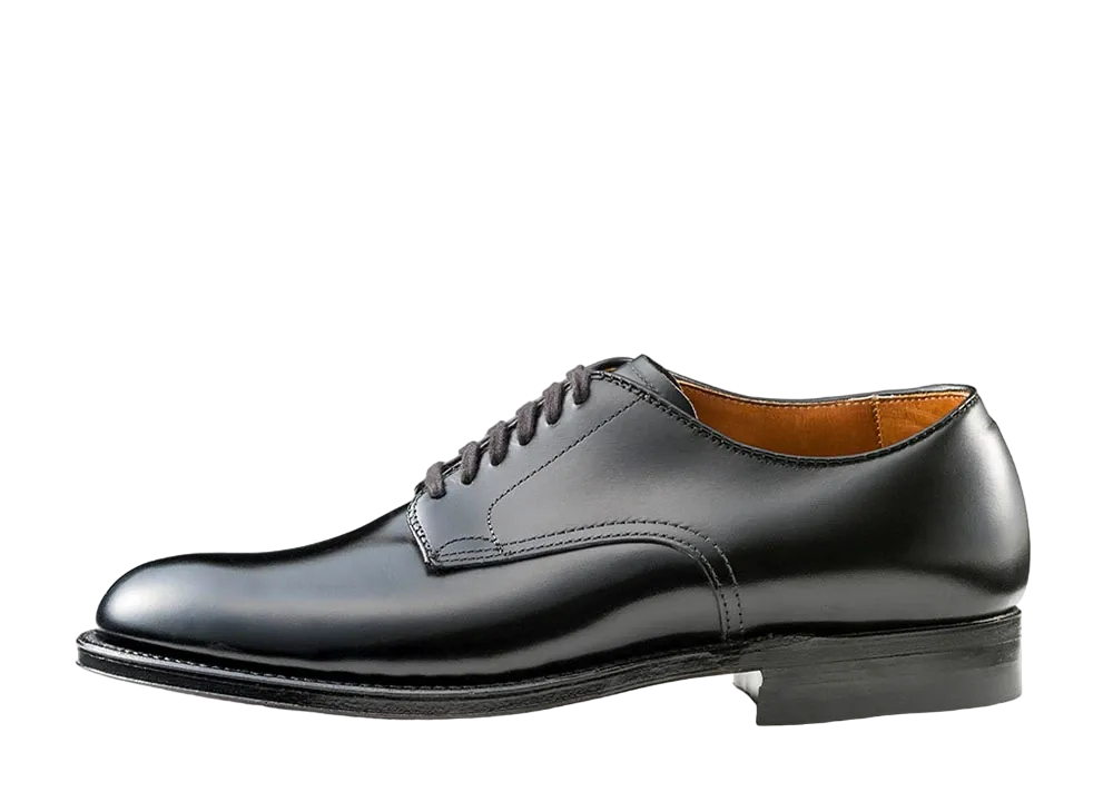 ALDEN Military Plain Toe Ox. 379X Calf "Black" 53711 D Single Oiled Leather Sole