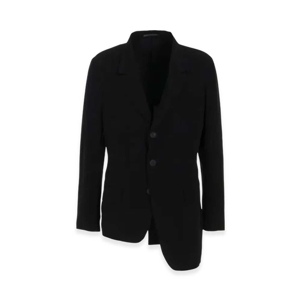 Yohji Yamamoto POUR HOMME Ta Tuxedo Unbalance Jacket "Black"