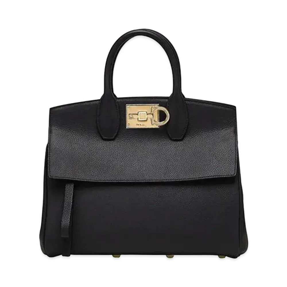 Salvatore Ferragamo Studio Bag (S) "Black"