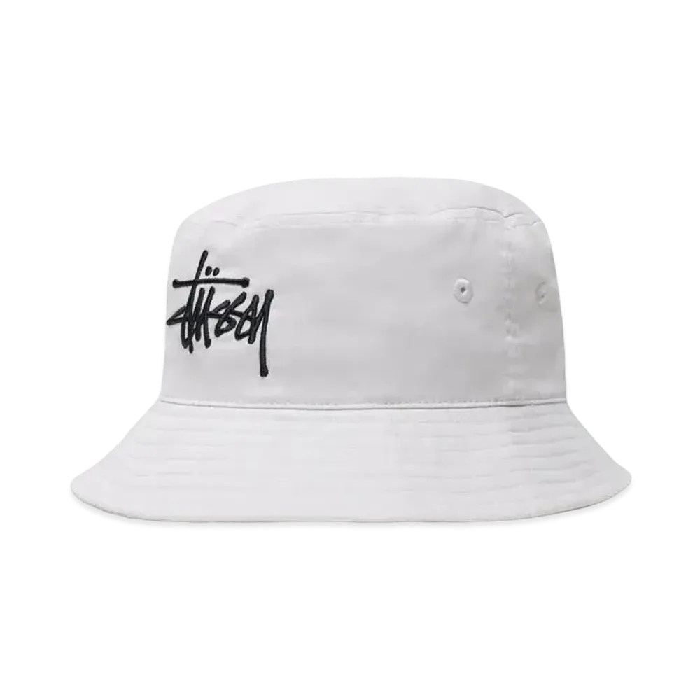 Stussy BRUSHED BIG BASIC BUCKET HAT "Bone"