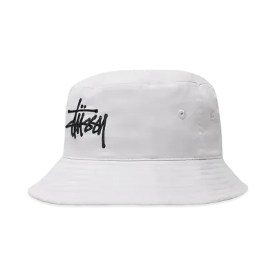 Stussy BRUSHED BIG BASIC BUCKET HAT "Bone"