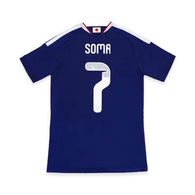 adidas Soccer Japan 2026 Home Replica Jersey #7 Yuki Soma "Japan Blue/Ash Blue"