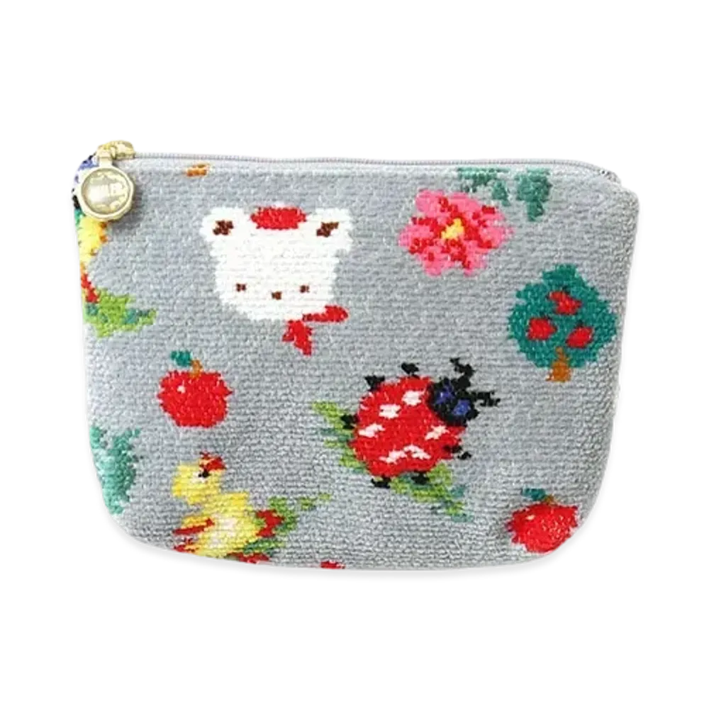 FEILER x familiar Pouch "Light Grey"