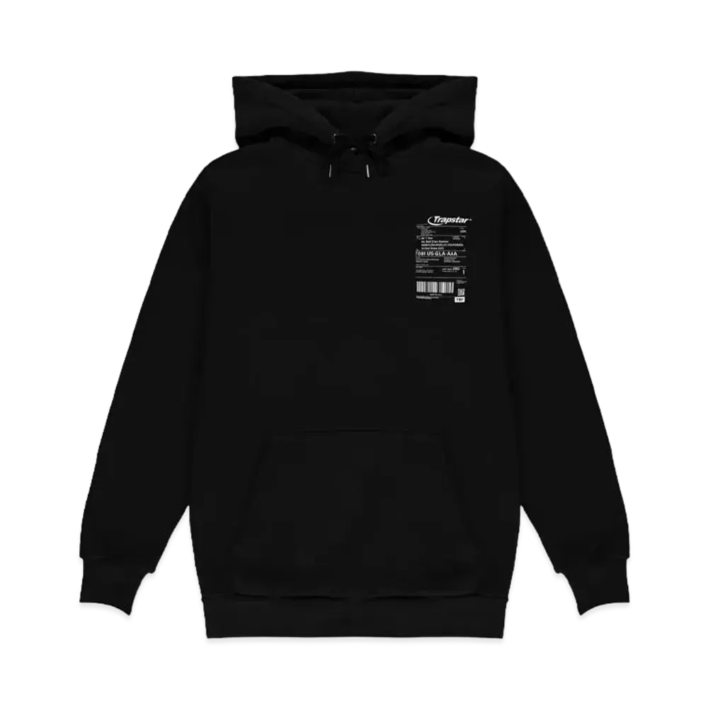 TRAPSTAR International Shipping Hoodie "Black"