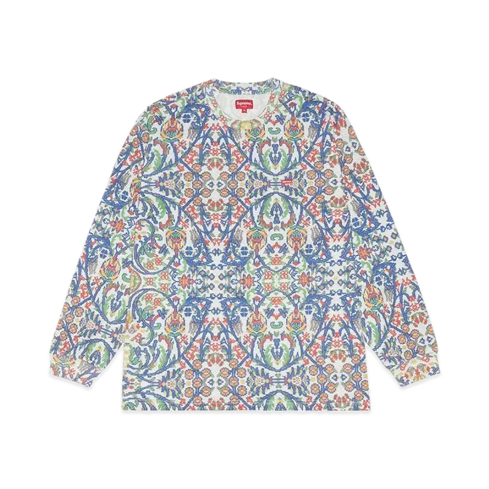 Supreme Small Box L/S Tee "Tapestry"(23SS)