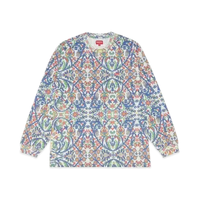 Supreme Small Box L/S Tee "Tapestry"(23SS)