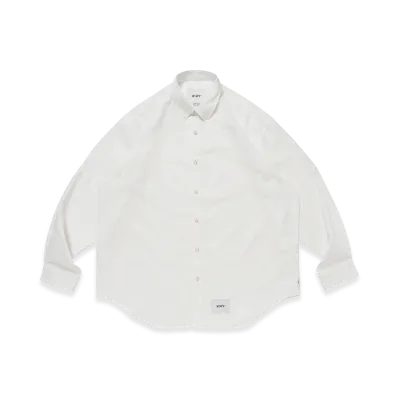 WTAPS BD 03 / LS / CTPL. Oxford. COOLMAX. OF "White"