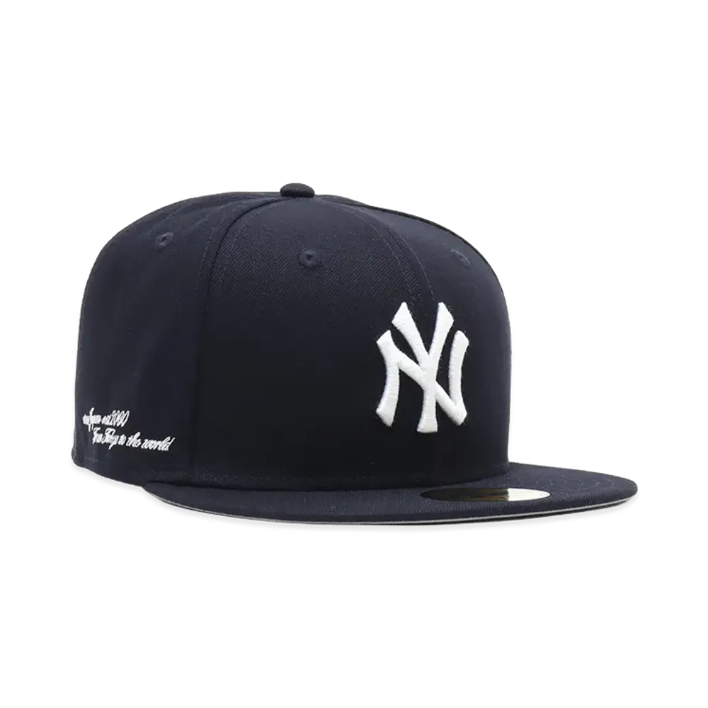 NEW ERA x atmos 59Fifty atmos AJ2000-T2W New York Yankees "Navy"