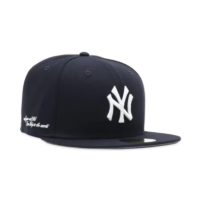 NEW ERA x atmos 59Fifty atmos AJ2000-T2W New York Yankees "Navy"