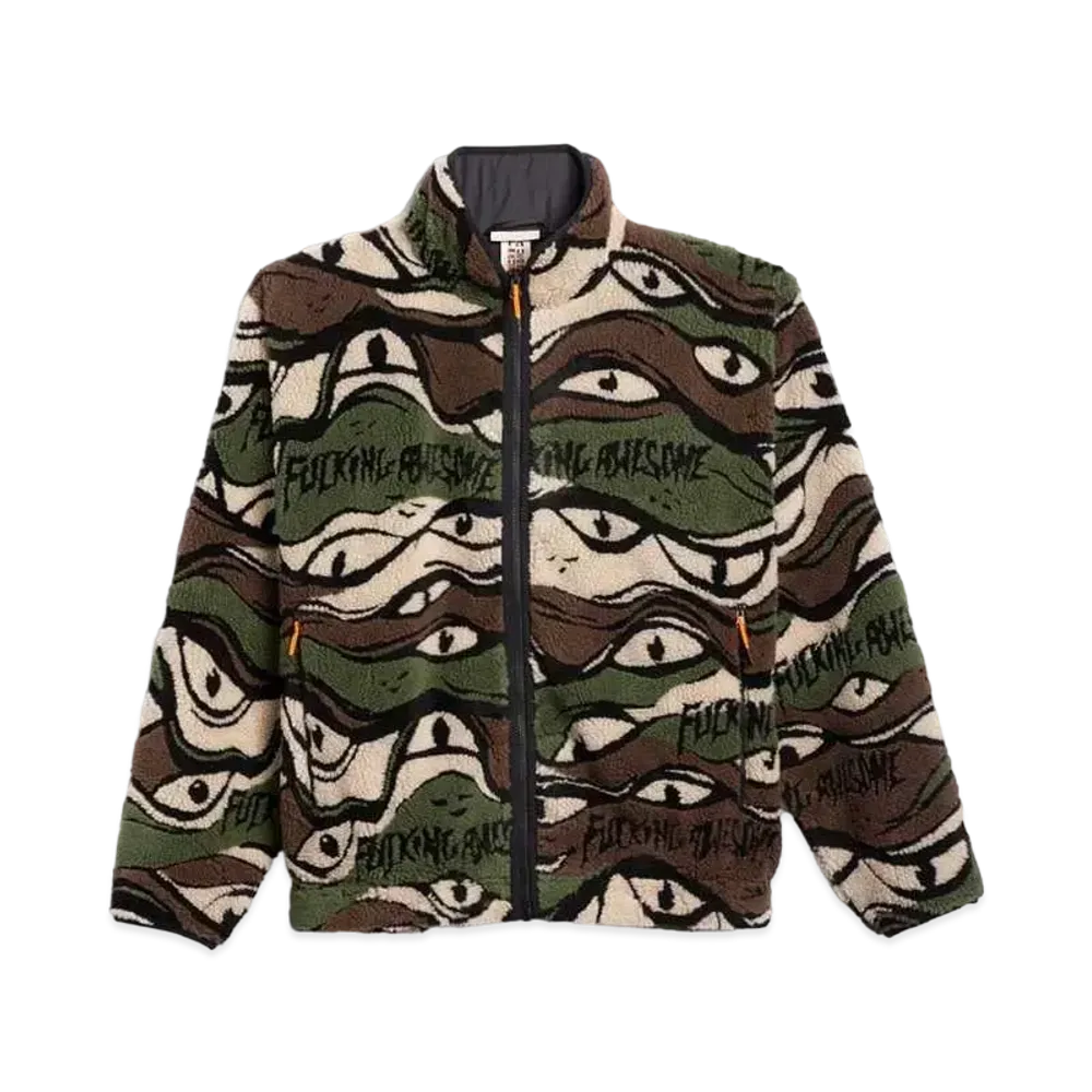 ADIDAS FA SHERPA TRUCK JACKET "Camo"