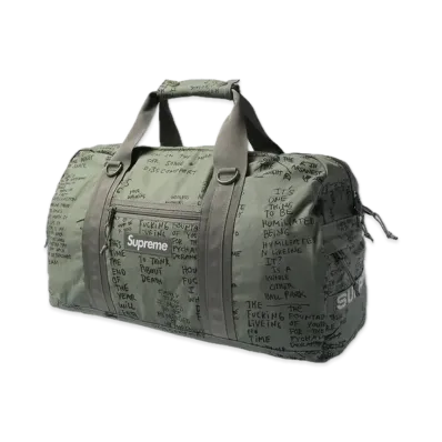 Supreme Field Duffle Bag "Olive Gonz" (23SS)