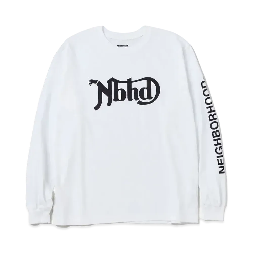 NEIGHBORHOOD NH . Tee LS-7 "White"