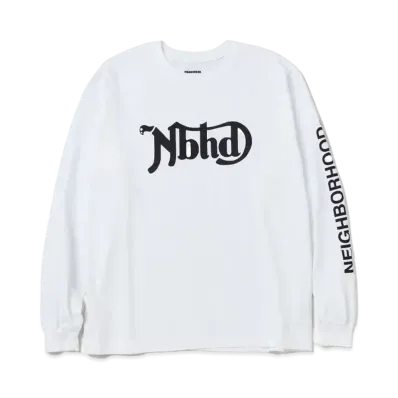 NEIGHBORHOOD NH . Tee LS-7 "White"