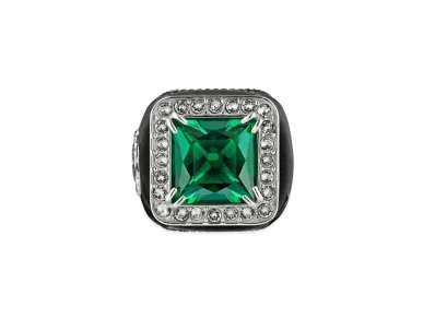 GUCCI Gemstone and Crystal Ring