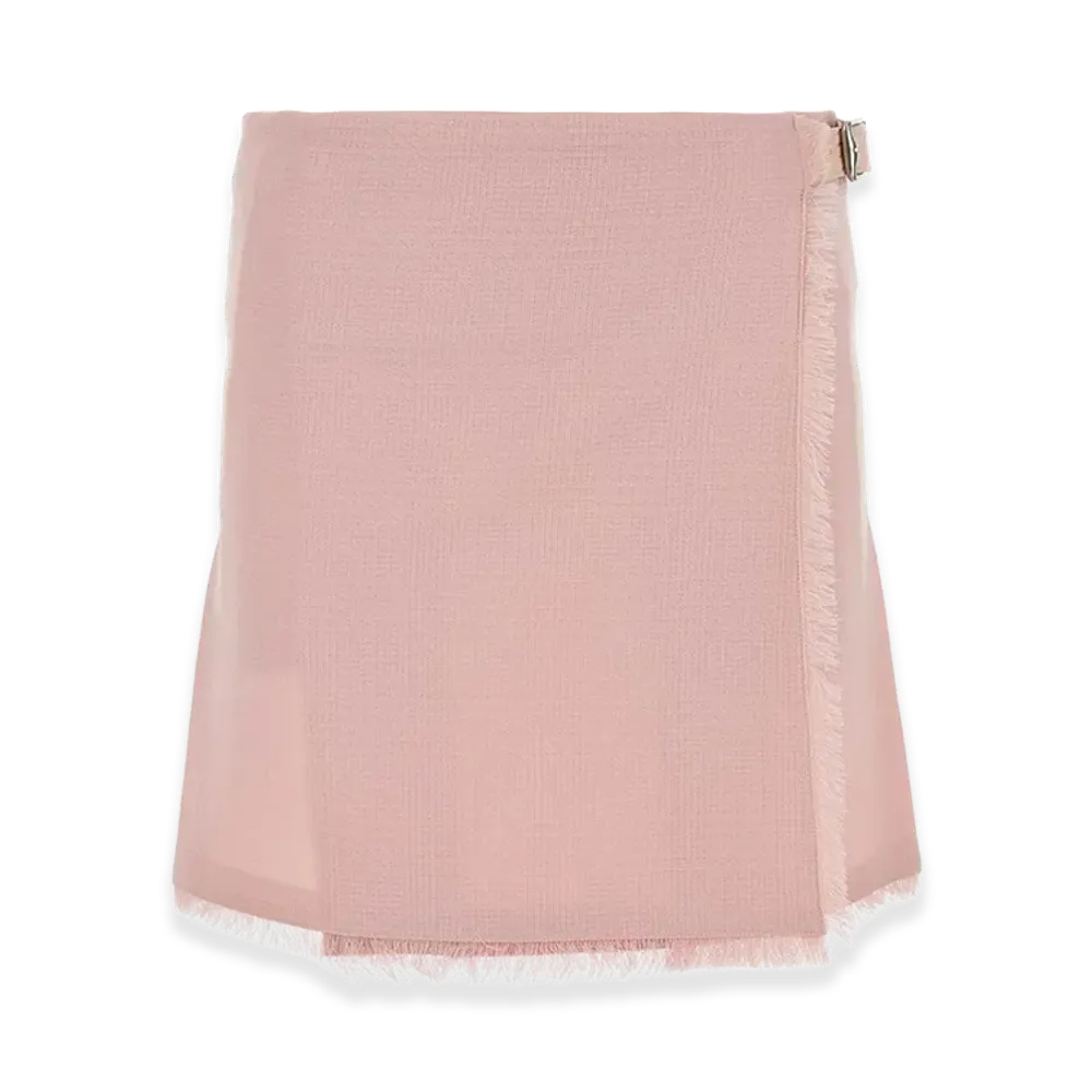 Burberry Women's Wool Mini Skirt "Pink"
