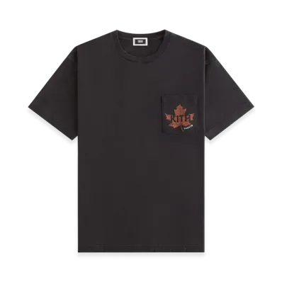 Kith Treats Leaf Vintage Pocket Tee "Black"