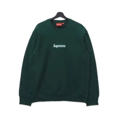 Supreme Box Logo Crewneck Sweatshirt "Green" (18FW)