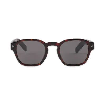 PRADA Sunglasses with Iconic Metal Plate "Lenses Ardoise Christo"