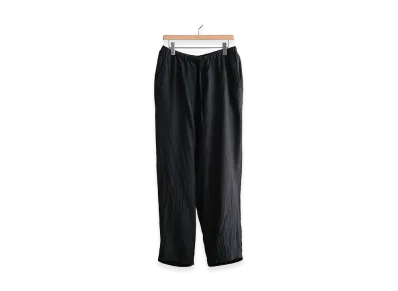 COMOLI Cashmere Silk Tapered Pants "Charcoal"