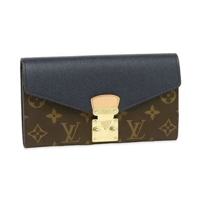 Louis Vuitton Monogram Portefeuille Paras "Blue Marine"