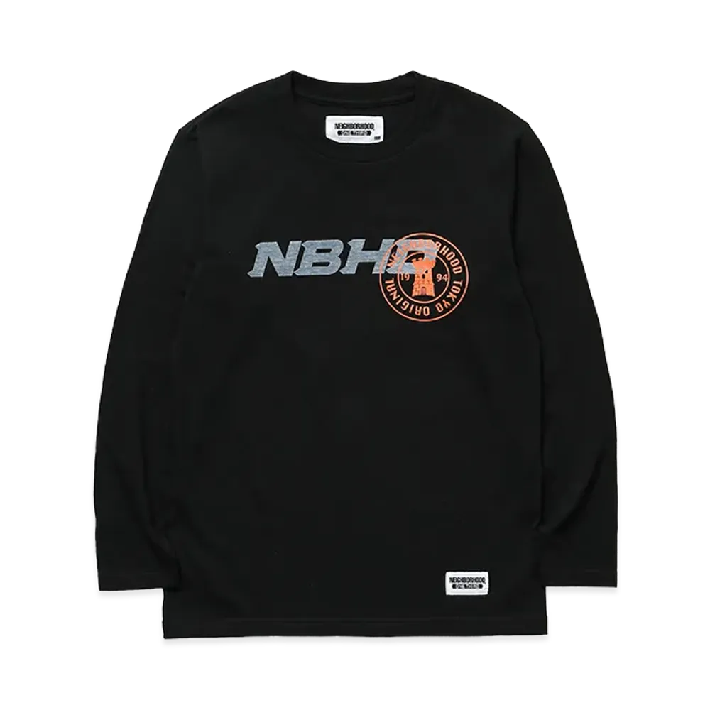 NEIGHBORHOOD Kids OT . Tee LS-3 "Black"