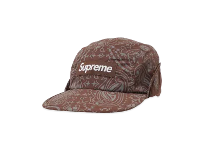 Supreme Reflective Bandana Sunshield Camp Cap "Brown"