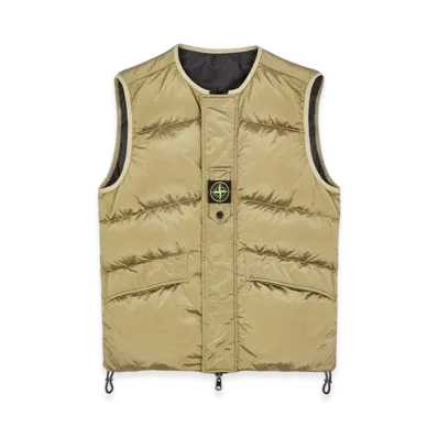 Stone Island G1119 Nylon Metal in Econyl Regenerated Nylon Down Reversible Jacket - 23FW "Ecru"