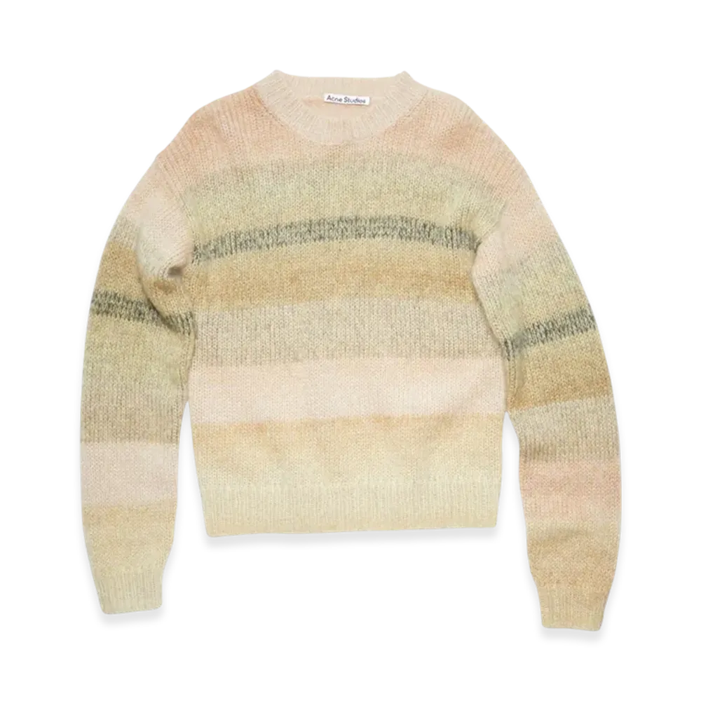 Acne Studios Crewneck Jumper "Warm Beige/Multi"