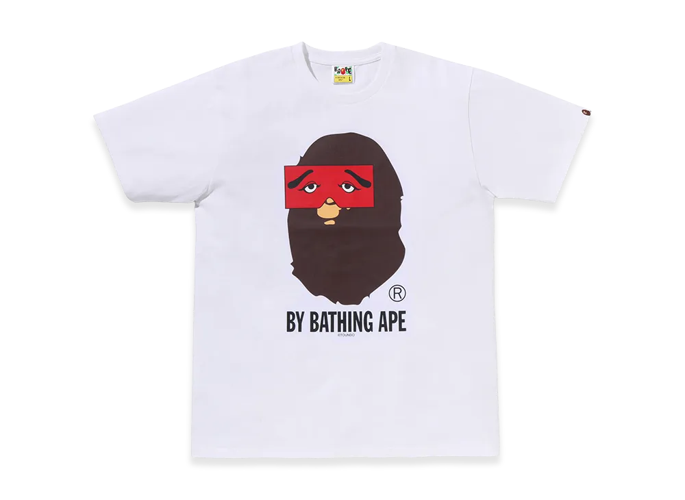 A BATHING APE x NIWAKASENPEI Bape Store One Fukuoka Bldg. By Bathing Ape Tee "White"