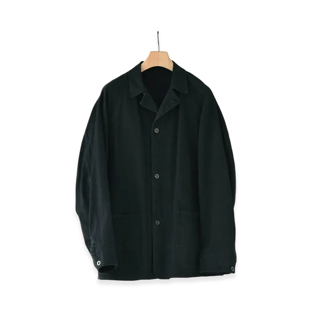 COMOLI Denim Work Jacket "Black"