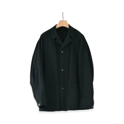 COMOLI Denim Work Jacket "Black"