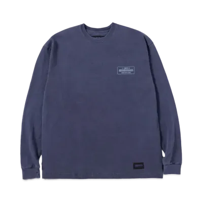 NEIGHBORHOOD Pigment Dyed Crewneck LS "Navy"