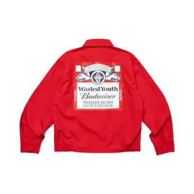 Wasted Youth Drizzler Jacket "Red" / VERDY