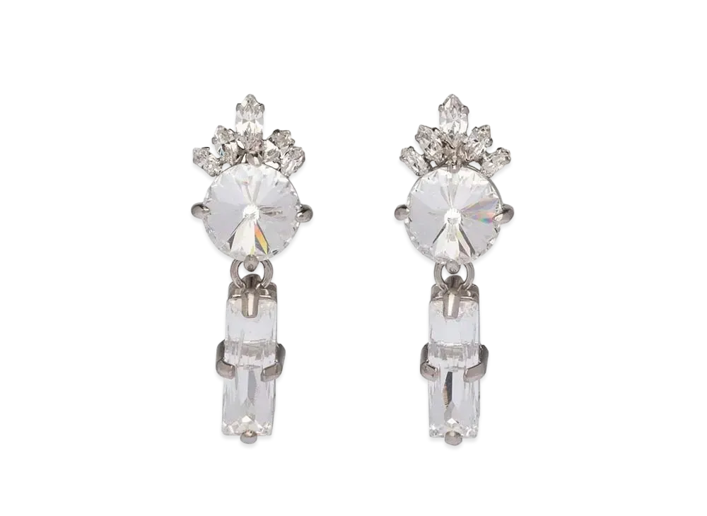 MIU MIU Crystal Jewel Earrings "Crystal"