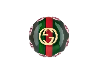 GUCCI Vintage Stripe Web Ring