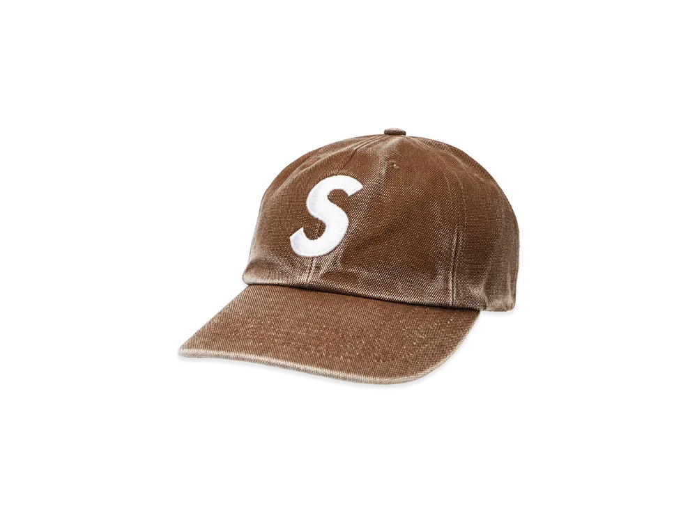 Supreme Pigment Coated S Logo 6-Panel "Brown"