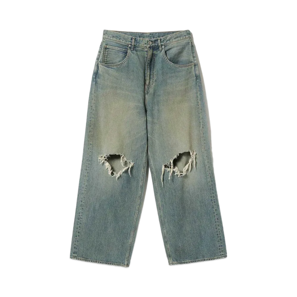 BEAMS FUTURE ARCHIVE Buggy Crush Denim "Blue"